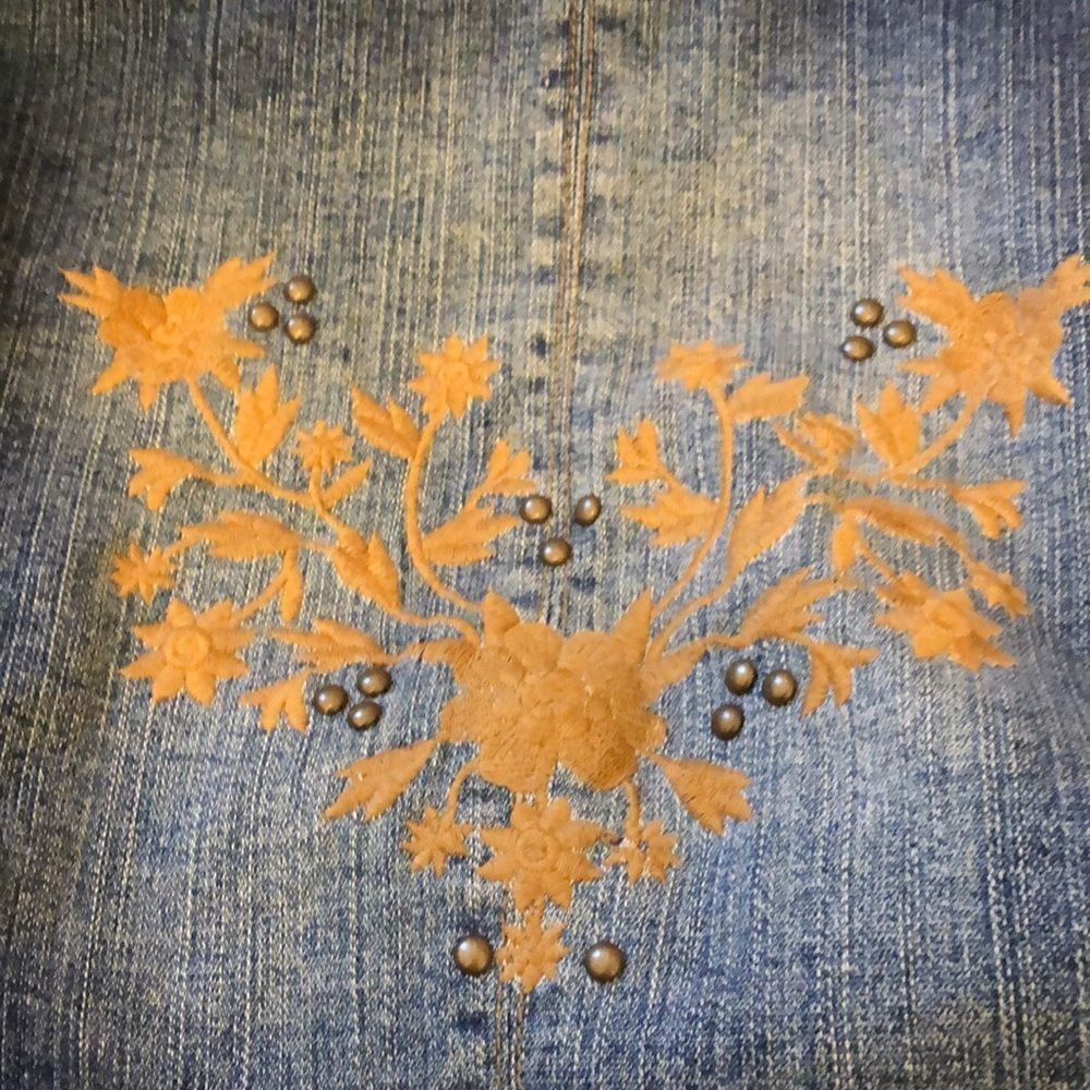 Faded Gloria denim embroidery jacket - Picture 7 of 8